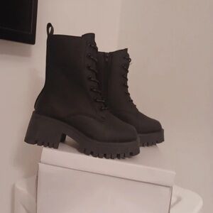 Boots Black Women's Combat Boots